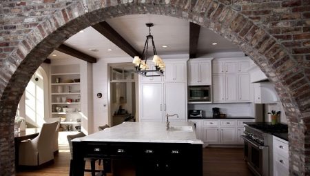 Arches dans la cuisine: variétés et recommandations pour la décoration