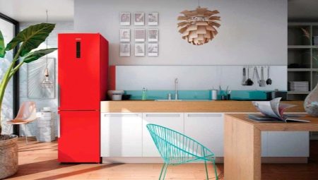 Cores dos refrigeradores no interior de uma cozinha: escolha e belos exemplos