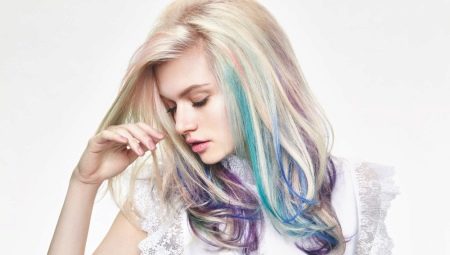 Цветна коса: модни тенденции и методи за боядисване