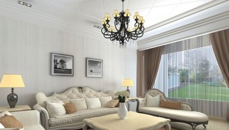 Interiérový dizajn obývacej izby v jasných farbách