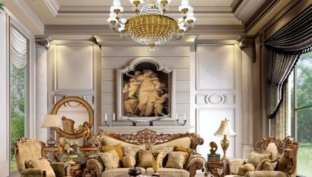 Mobília de sala de estar Elite: características, seleção, exemplos