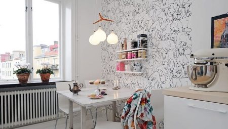 Como escolher papel de parede para uma cozinha branca?