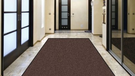 Carpets in the hallway: varieties, choice, care, examples