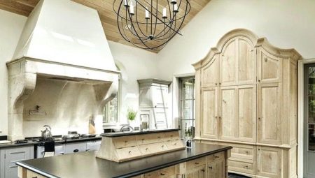 Kuchyně bělený dub v interiéru