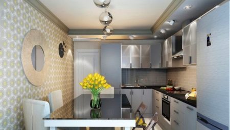 Cozinhas em uma casa de painel: dimensões, layout e design de interiores