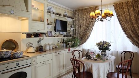 Lite kjøkken i provence-stil: dekorasjon og uvanlige eksempler