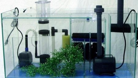 Aquariumapparatuur en regels voor de selectie ervan