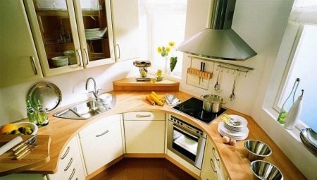 Features of the design of the kitchen 5 square. m