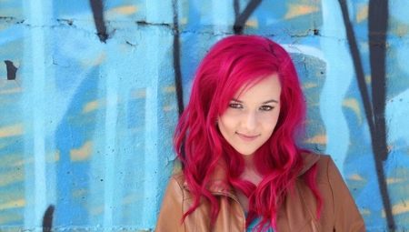Rosa hår: nyanser och färger i färg