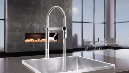 Blanco dapur faucets: gambaran keseluruhan model popular paip sink