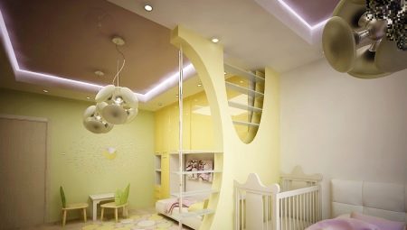 Guļamistaba apvienota ar bērnistabu: zonējuma noteikumi un dizaina iespējas