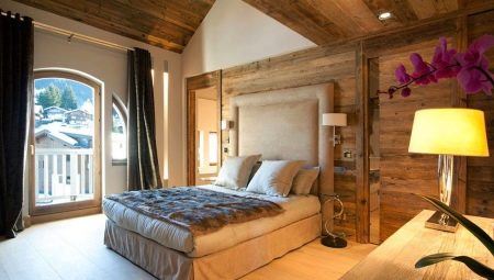 חדר שינה בסגנון בקתה: תכונות ואפשרויות עיצוב