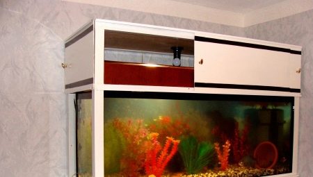 Shelving for aquariums: selection and creation