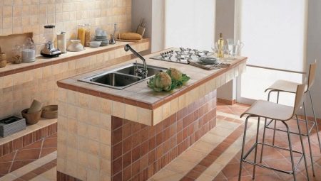 Tile countertop in the kitchen: interesting options and tips for choosing