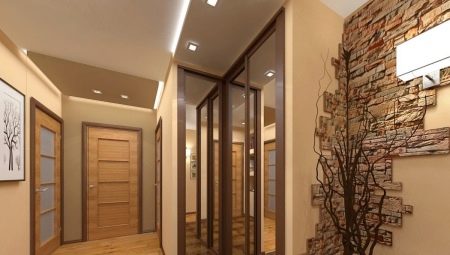Pietra decorativa nel corridoio: caratteristiche e metodi di decorazione