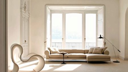 Living room in beige colors: features and design options
