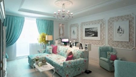 Sala de estar em estilo provençal: regras de design e exemplos bonitos