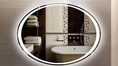 Come scegliere uno specchio ovale con retroilluminazione per il bagno?