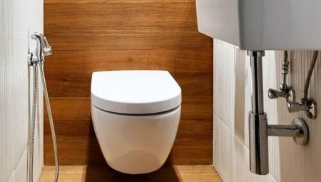 Laminate in the toilet: pros and cons, choice, examples of finishes