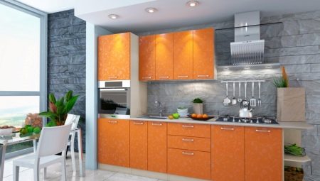 Oranžinė virtuvė: interjero ypatybės ir galimybės