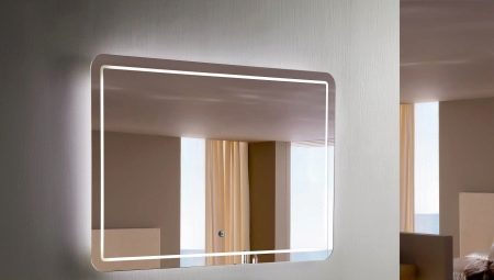 Caracteristici ale alegerii unei oglinzi tactile cu iluminare din spate în baie
