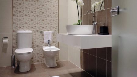 Tile in the toilet: types and design ideas