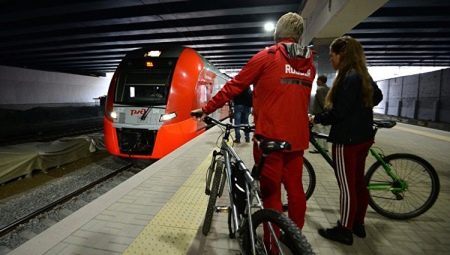 Reglas para transportar una bicicleta en un tren eléctrico