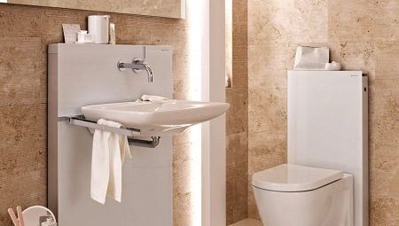 Waschbecken in der Toilette: Sorten und Empfehlungen zur Auswahl