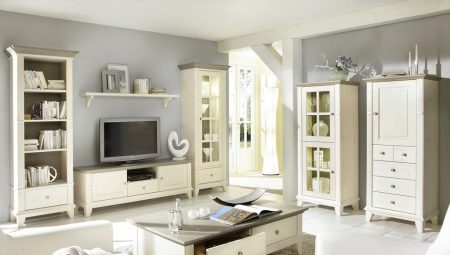 Ljusa vardagsrumsmöbler: funktioner och tips för att välja