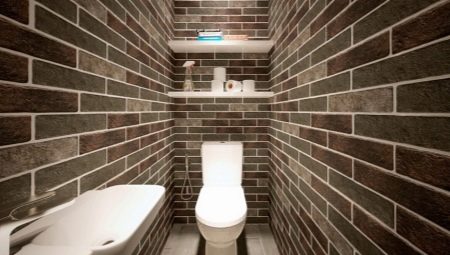 Loftový styl toalety: pokyny pro design a krásné příklady