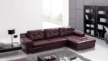 Sofa penjuru di ruang tamu: jenis, saiz dan pilihan di pedalaman
