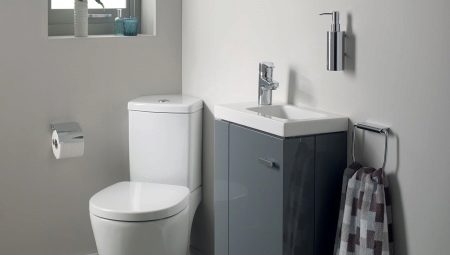 Hoek toiletpotten: beschrijving en variëteiten