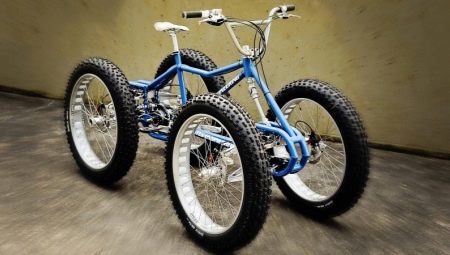 Fyrhjuliga cyklar: vad är och hur man väljer?