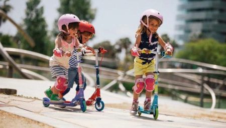 Barnas tohjulede scootere: typer, anbefalinger for valg