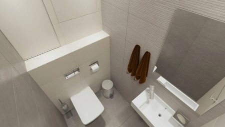 WC Design 2 m² m sem banheiro: recomendações de design e soluções interessantes