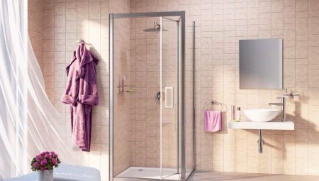مرفقات الاستحمام الزجاجية: الميزات والأصناف والاختيار