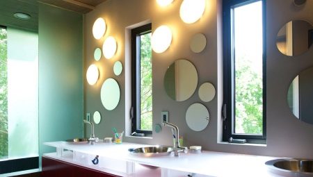 مرآة الحمام المستديرة: الأصناف والخيارات