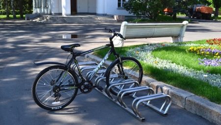 Estacionamento de bicicleta: regras, tipos, dispositivo