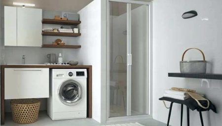 Washing machine in the bathroom: where and how to position?