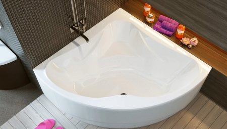 Stūra akrila vannas: šķirnes, izmēri un izvēles padomi