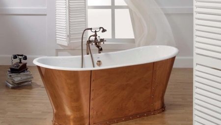 Cast-iron bathtubs: features, sizes and selection tips