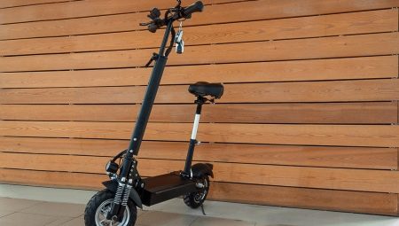 Elektriske scootere med sæde: en række modeller og valg af anbefalinger