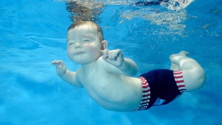 Barnens badstammar för poolen: beskrivning, typer, val