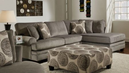 Flokke sofaer: funktioner, valg og pleje