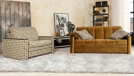 Ghế sofa mặt trước: loại, kích cỡ và quy tắc lựa chọn