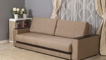 Sofas with armrests: features, types and choices