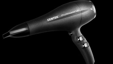 Máy sấy tóc Centek: ưu và nhược điểm, mẫu mã, lựa chọn, vận hành