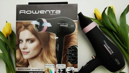 Rowenta saç kurutma makineleri: özellikler, modeller ve çalışma