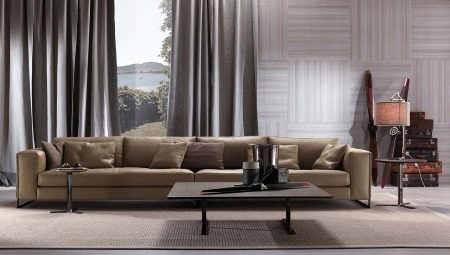 Italienske sofaer: typer og mest populære mærker