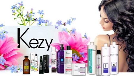 Kosmetik rambut Kezy: komposisi dan penerangan julat